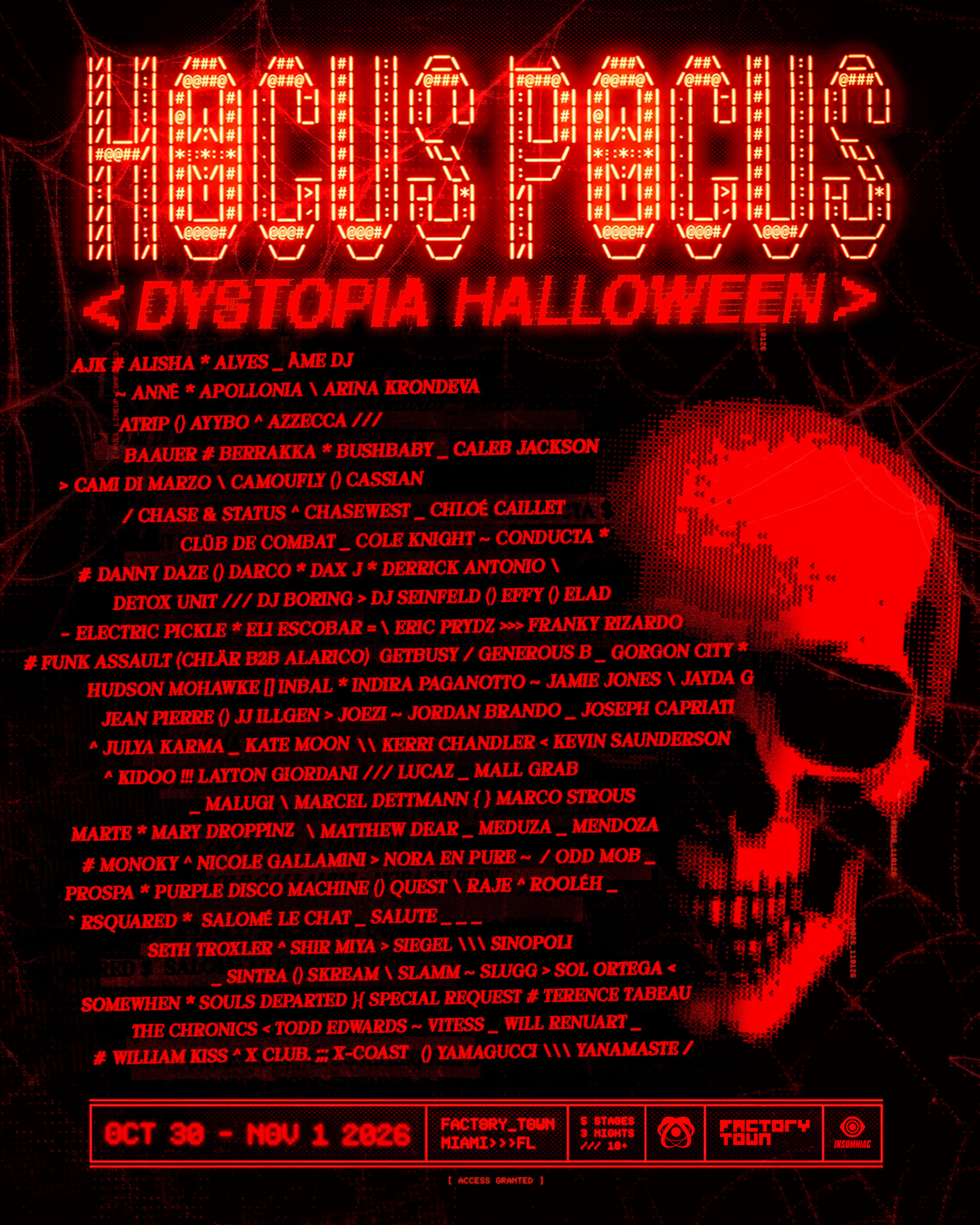 Hocus Pocus 2026 lineup